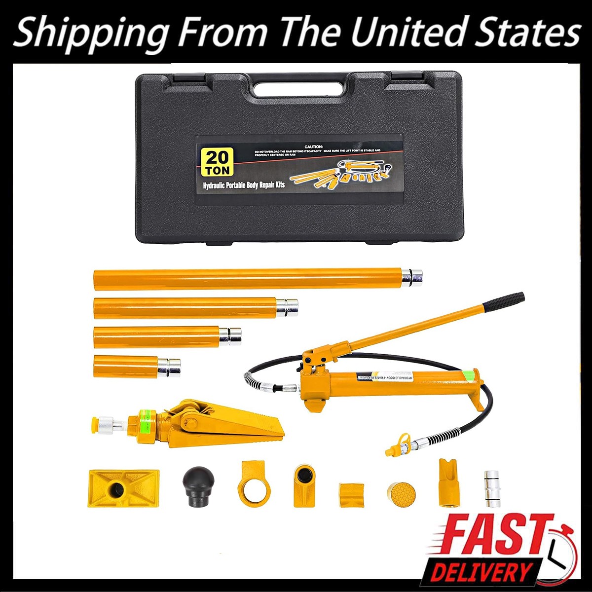 20 Ton Hydraulic Jack Air Pump Lift Ram Body Frame Porta Power Repair Kits