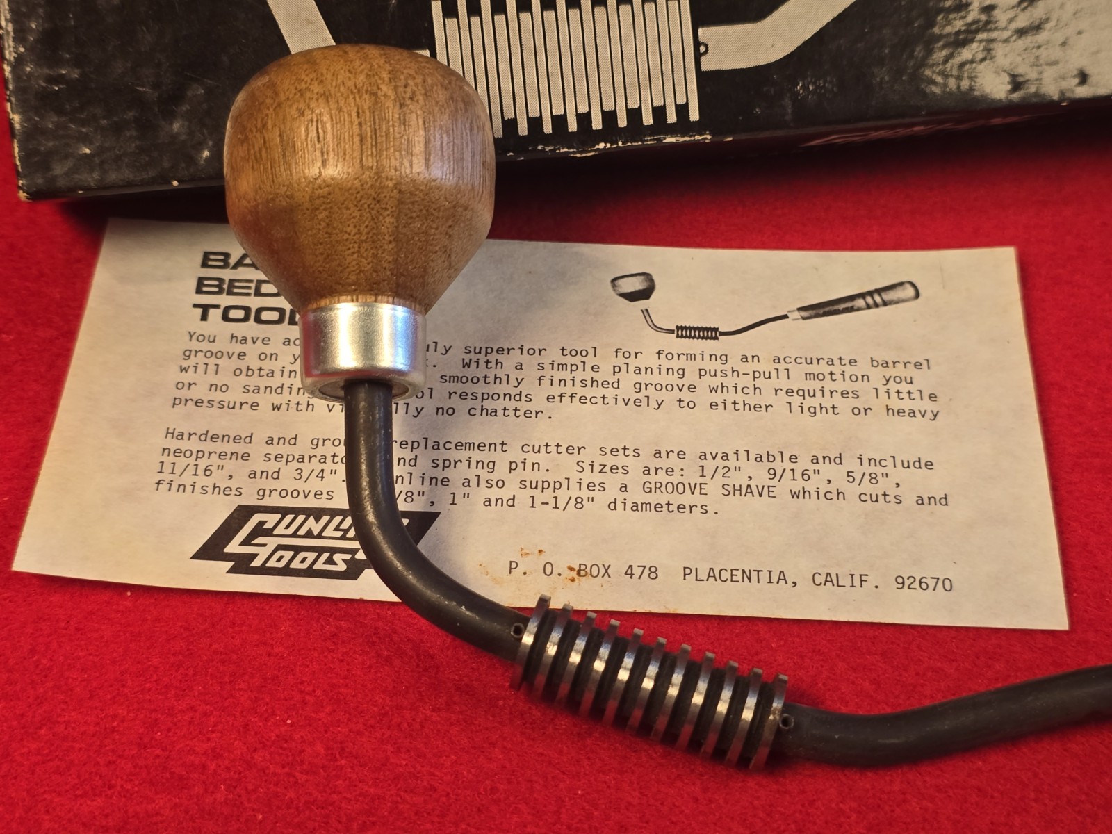 Gunline Tools 1/2 Barrel Bedding Tool