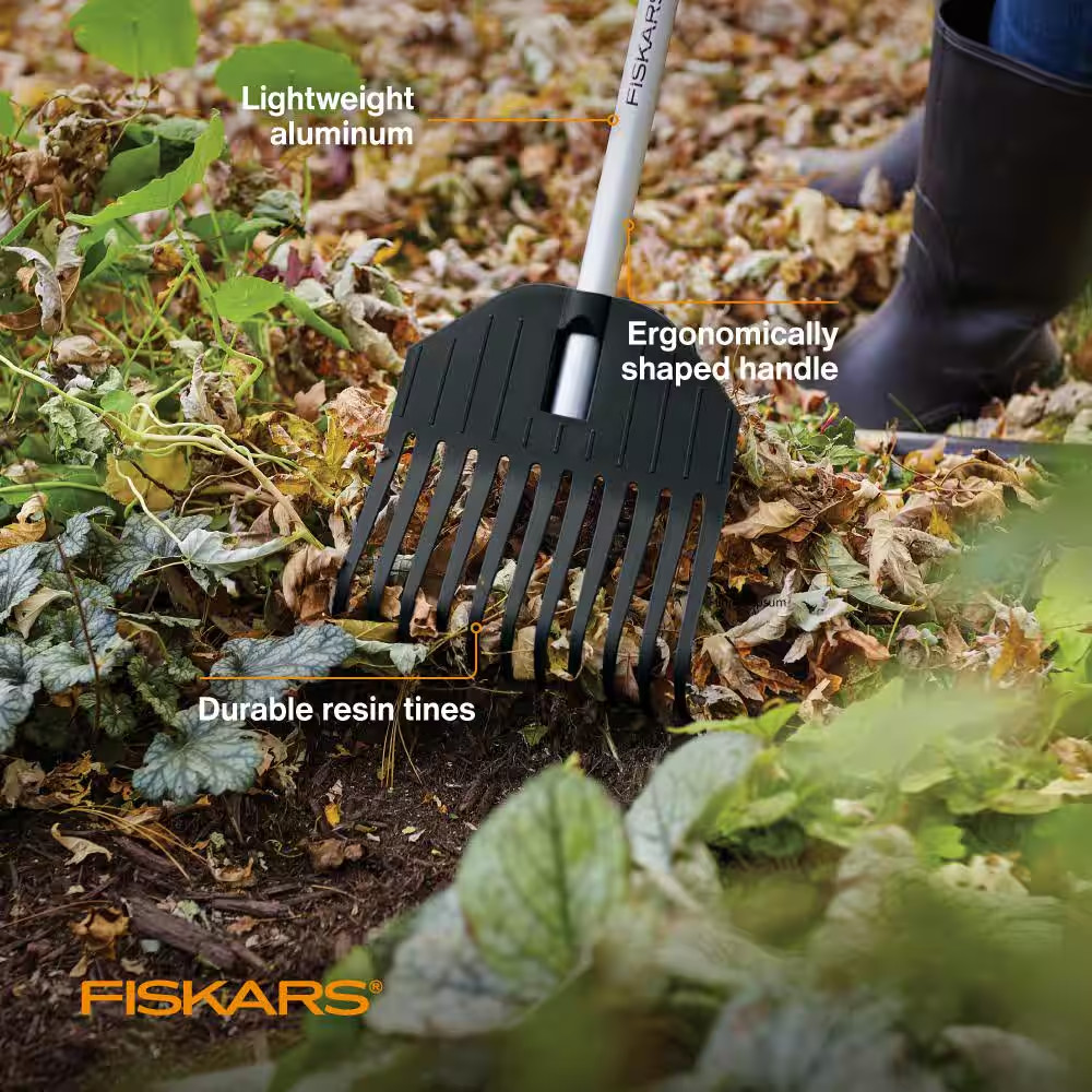 66 In. Lightweight Aluminum Handle Shrub Rake