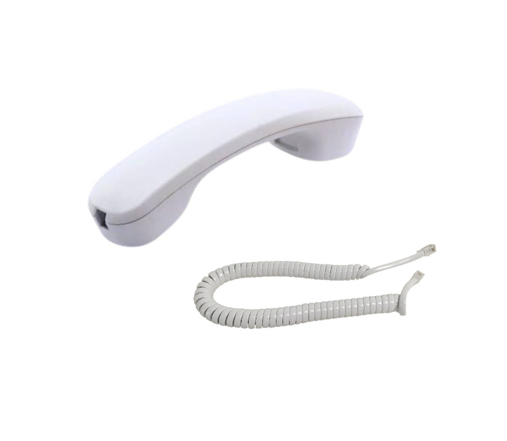 Panasonic KX-DT346 Phone Replacement Handset w/ Handset Cord (WHITE) *NEW*