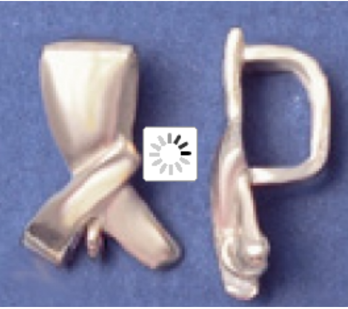 Slider Dangle Bails - Jewelry Component - Sterling Silver - 5pcs