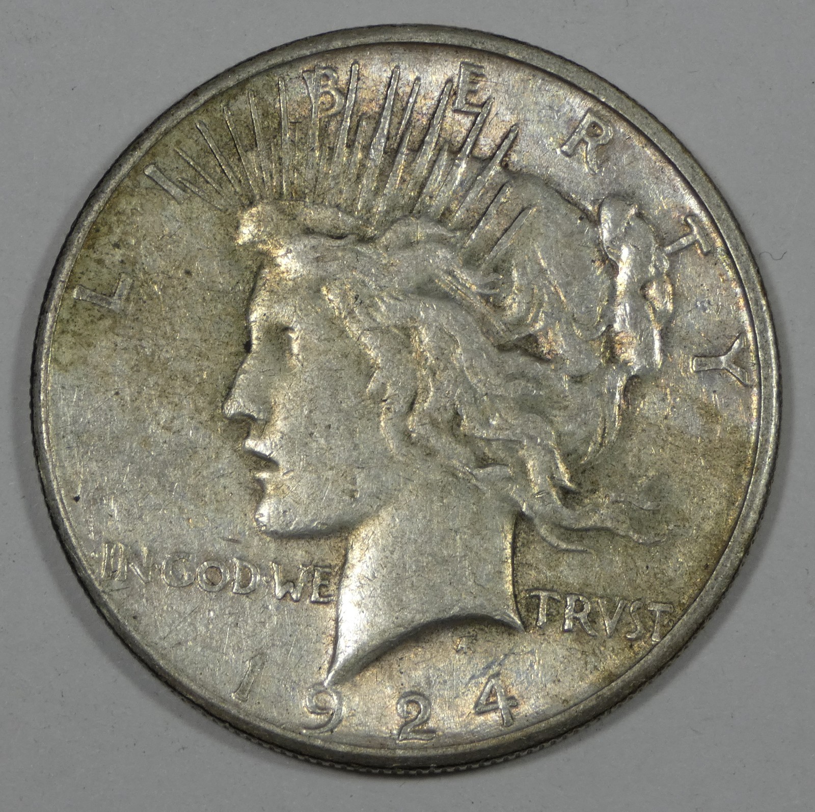1924-S Peace Dollar EXTRA FINE Silver Dollar
