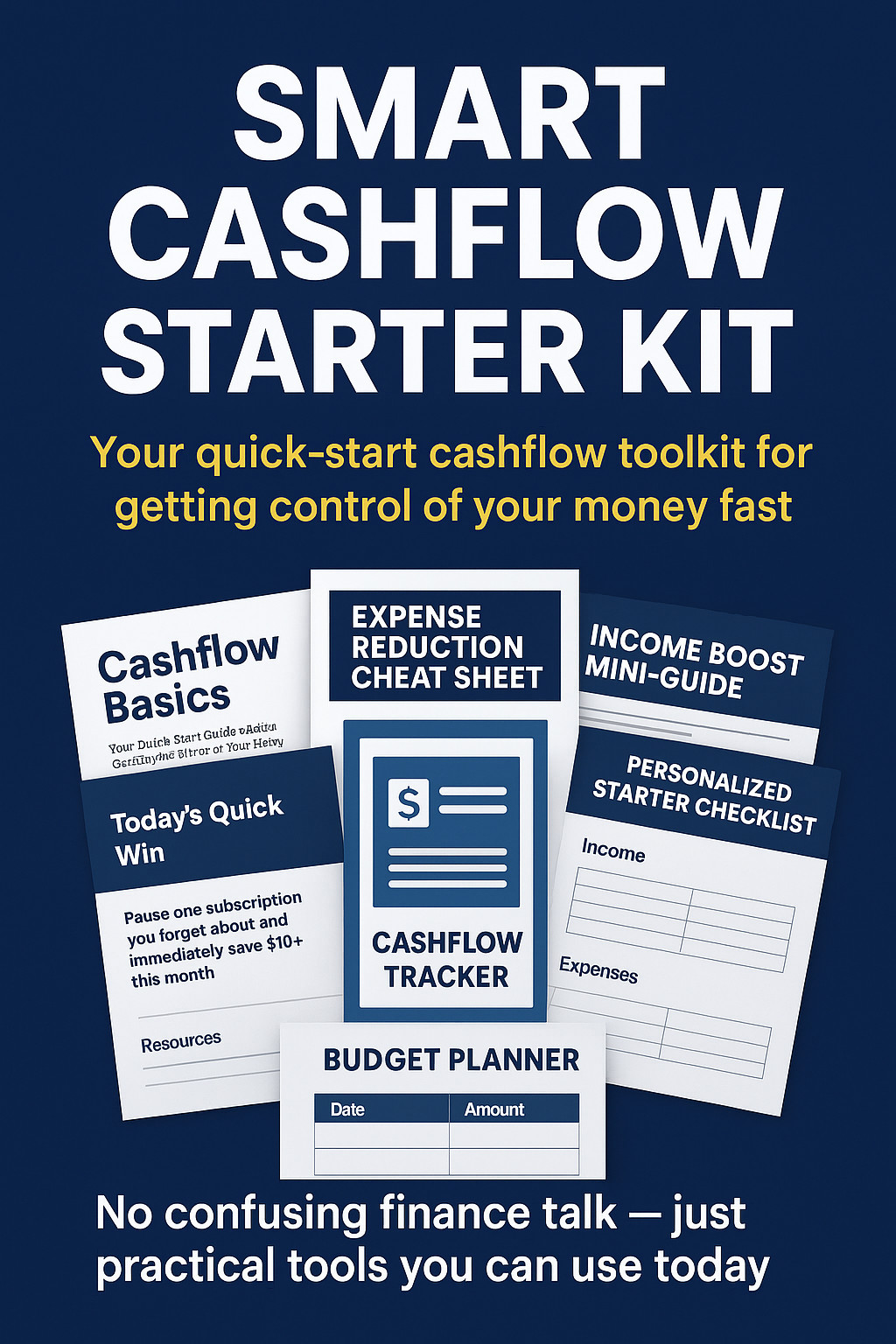 Cashflow Report Include Budget Planner USB + Cashflow Coaching | Expense Tracker
