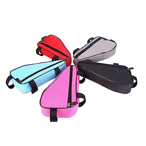 Triangle Bike Bag - Front Frame Triangle Bag, Cycling Accessory, Large Pink