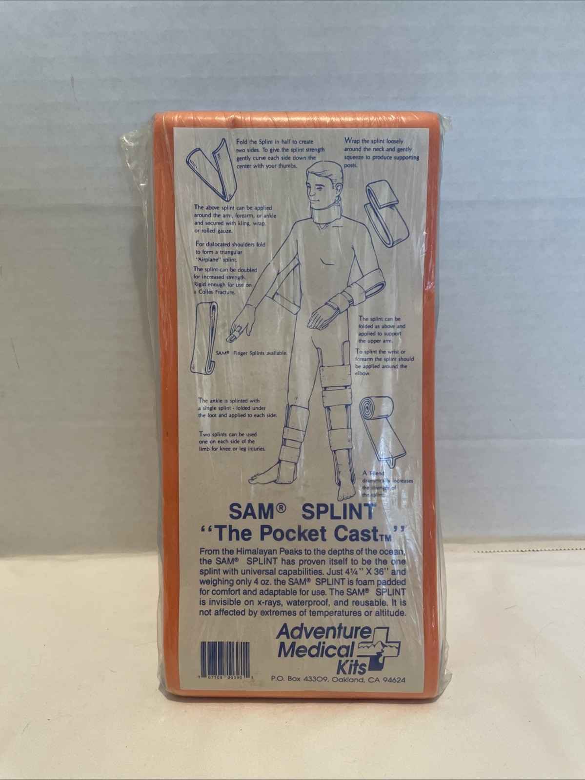 Sam Splint 36 Inch - Reusable Lightweight Waterproof Compact Versatile Med Kit