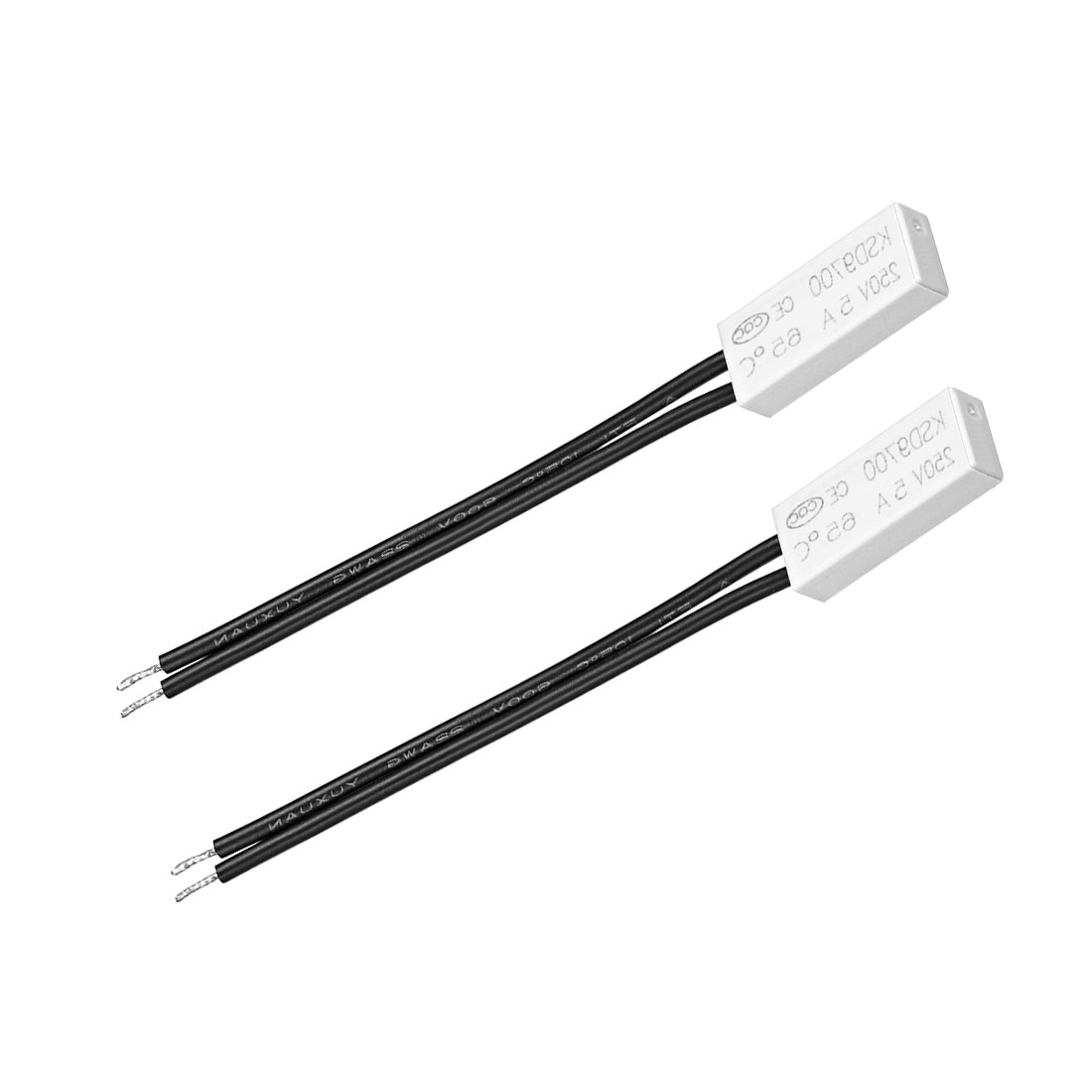Normally Close Temperature Switch 65℃ N.C 5A Thermal Switch Thermostat 2pack