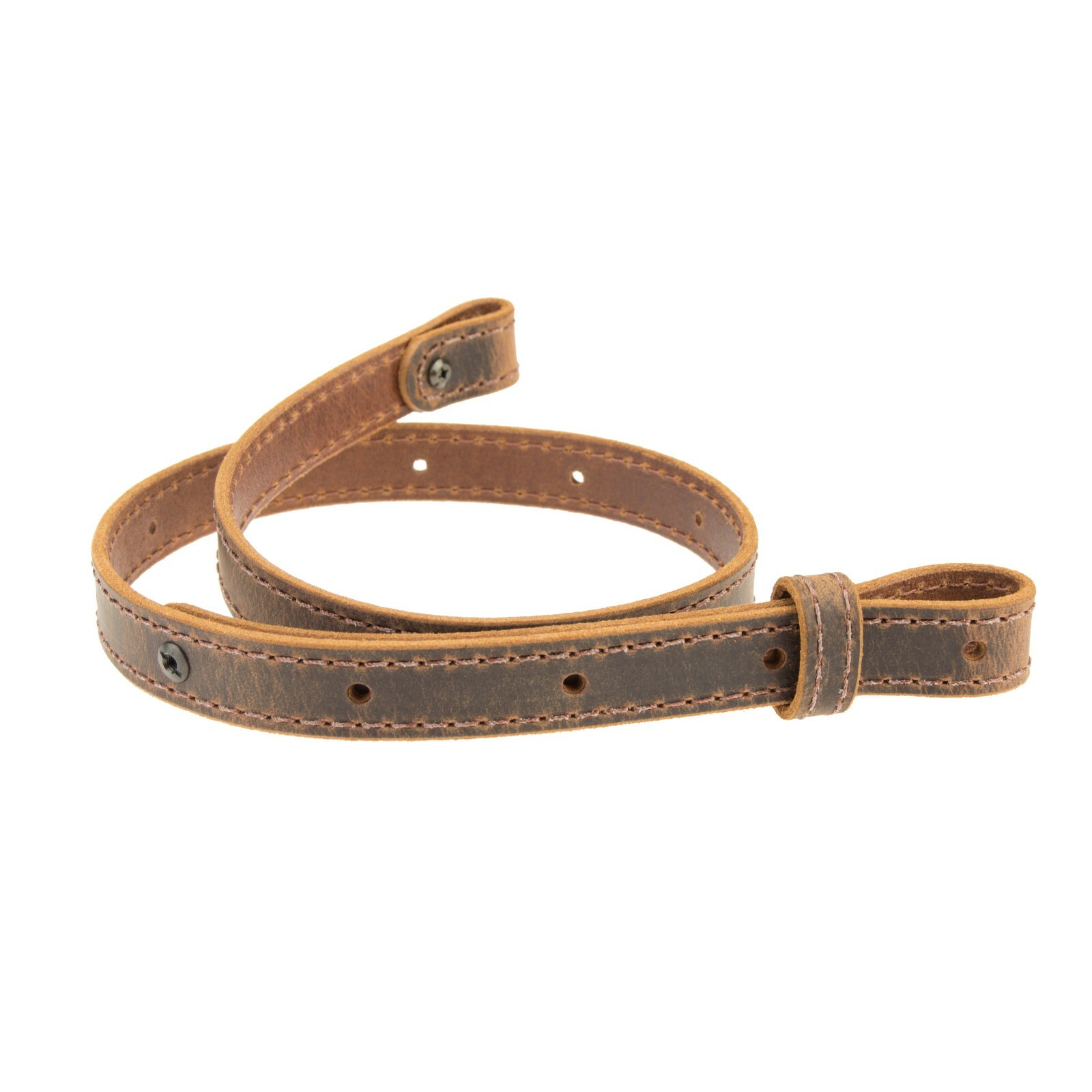 BUFFALO LEATHER RIFLE SLING_EUROPEAN STYLE GUN SLING_3/4" WIDE_adj. 30" to 42"