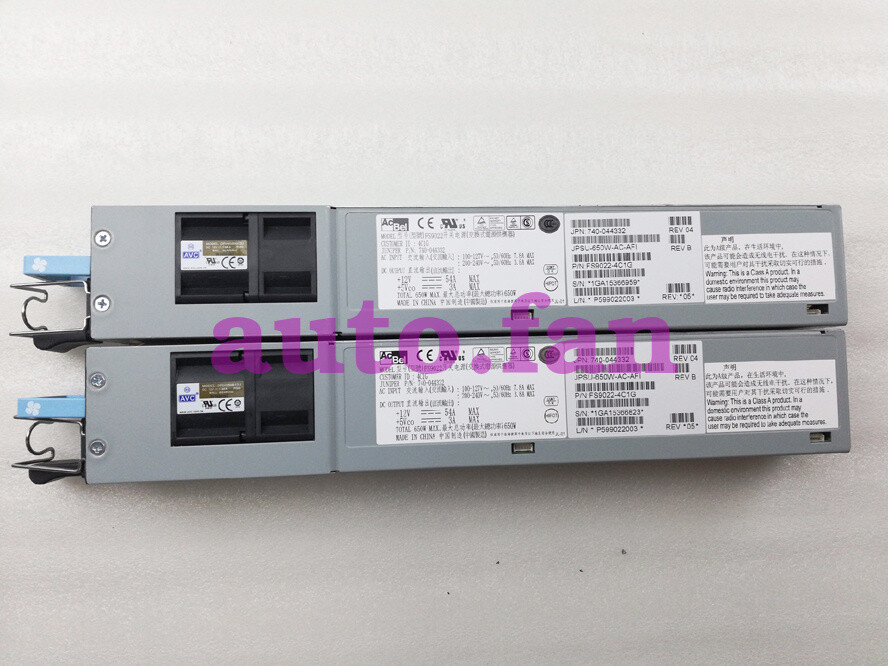 1pcs JPSU-650W-AC-AFI AC Power Supply For Juniper EX4550 QFX5100
