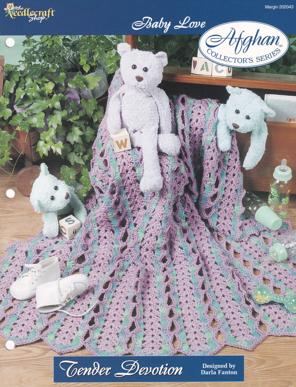 Baby Afghan Crochet Pattern TENDER DEVOTION Needlecraft Shop