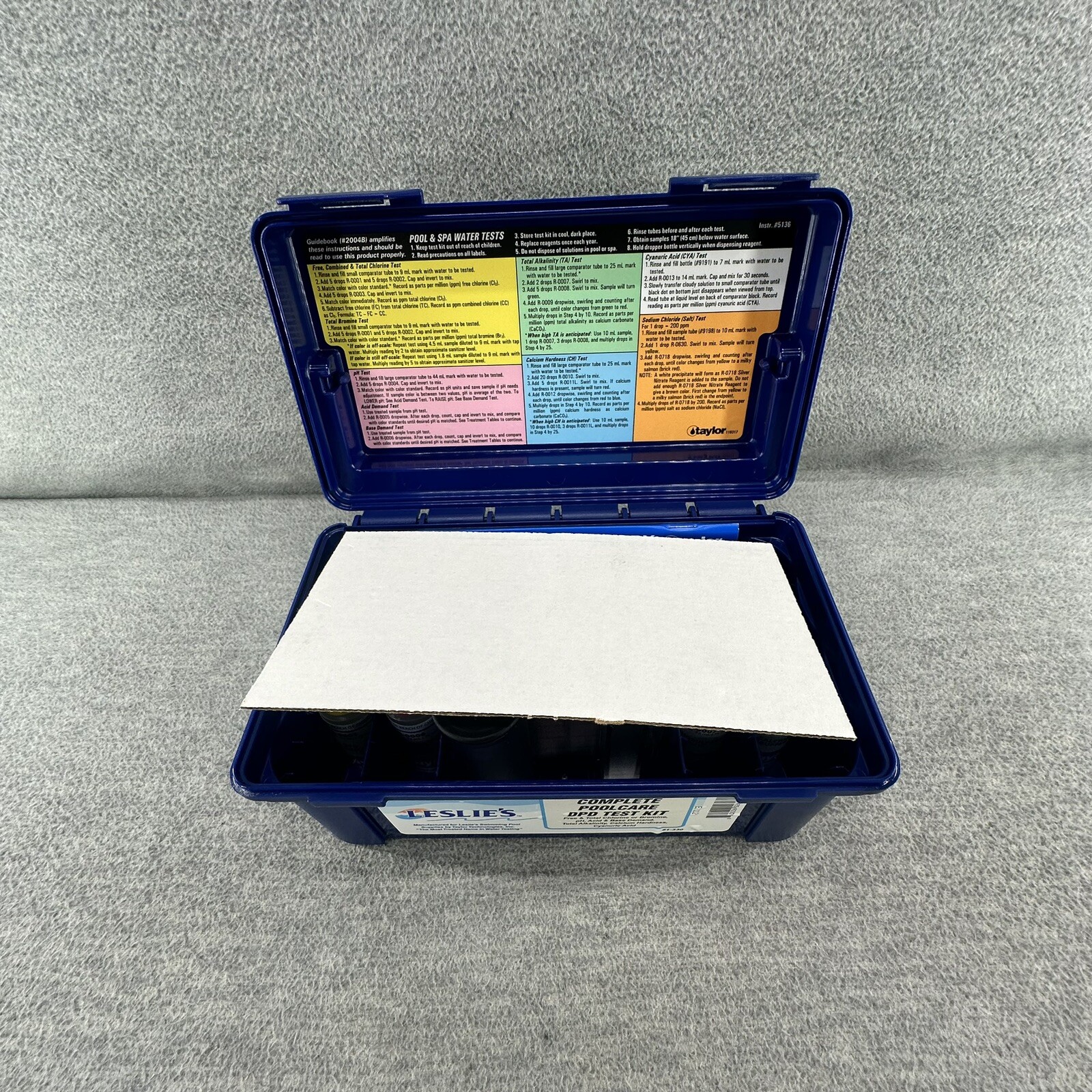 LESLIE'S / TAYLOR - Complete DPD Poolcare Test Kit E2012 (C)