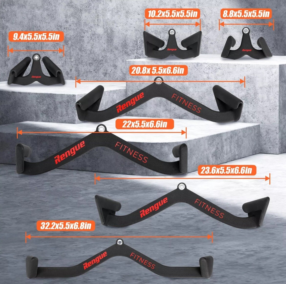 LAT Pull Down Bar T-Bar V-Bar Pulley Cable Machine LAT Pulldown Attachments
