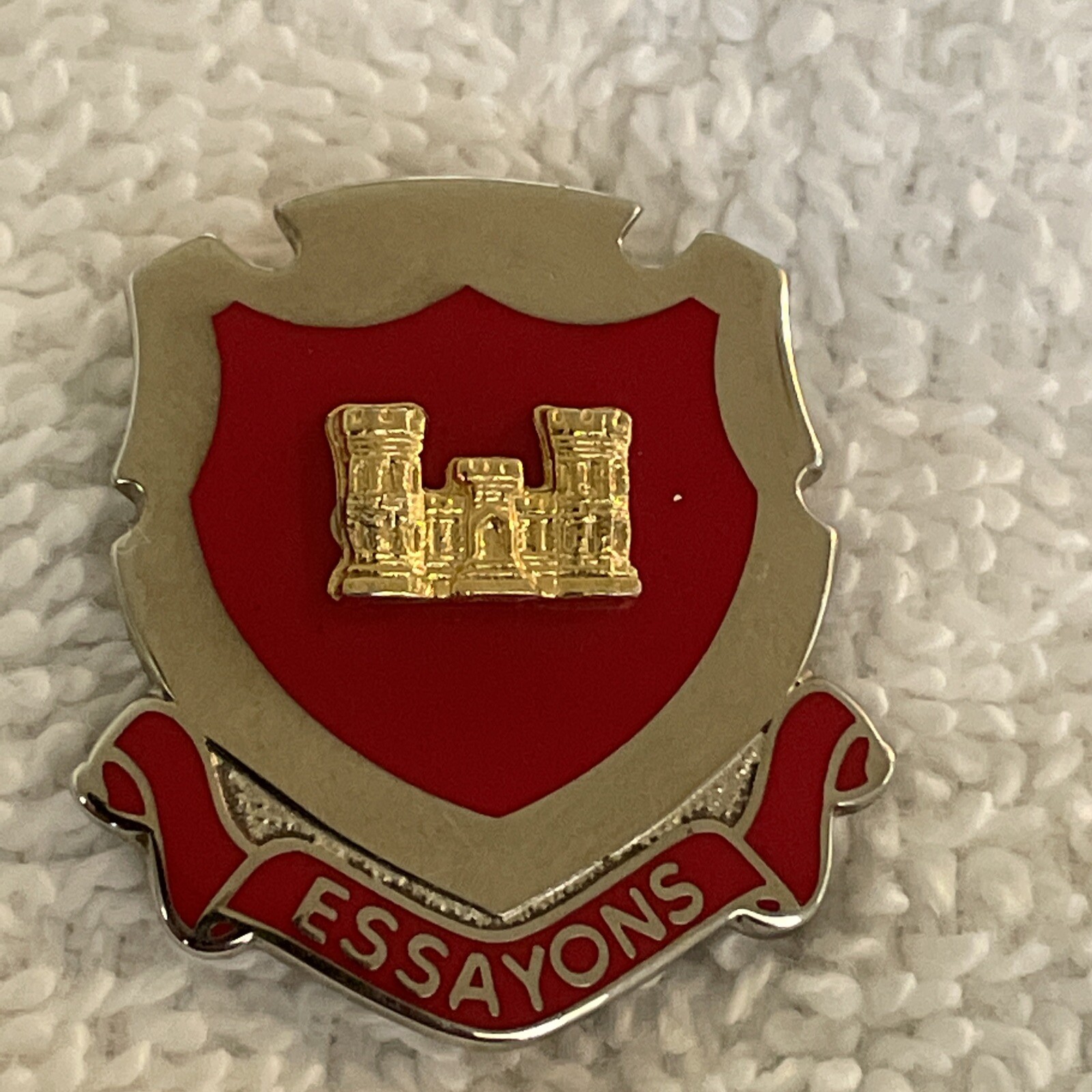 No-Shine (NS-TR105) Engineer Regiment Tie Tac