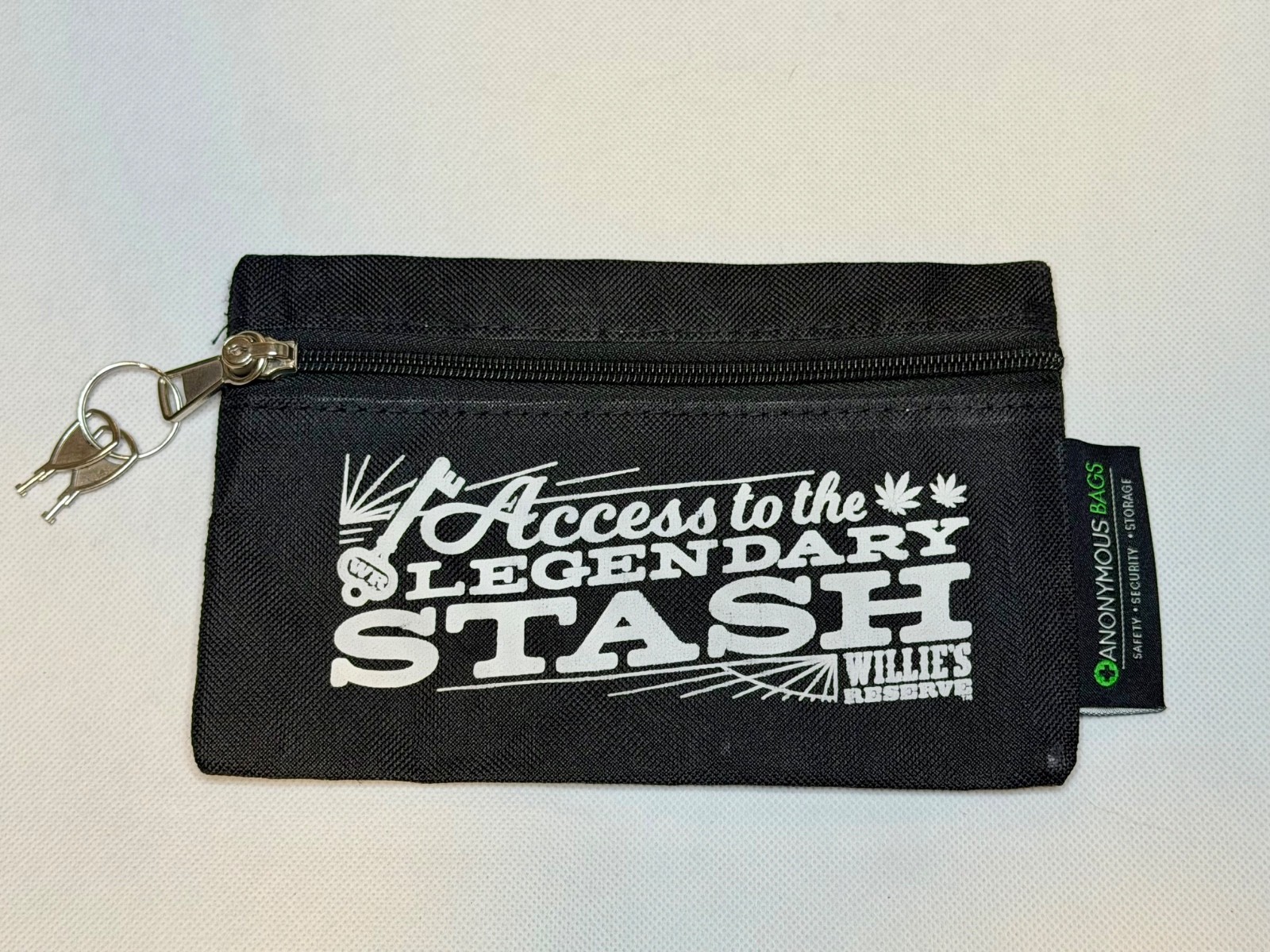 Willie Nelson Reserve Locking Security Safety Storage Pouch Bag 5x8 LOCKING