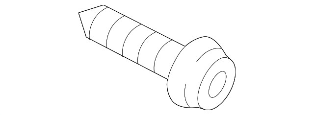 Genuine Audi Engine Coolant Bypass Pipe Bolt N-106-112-01
