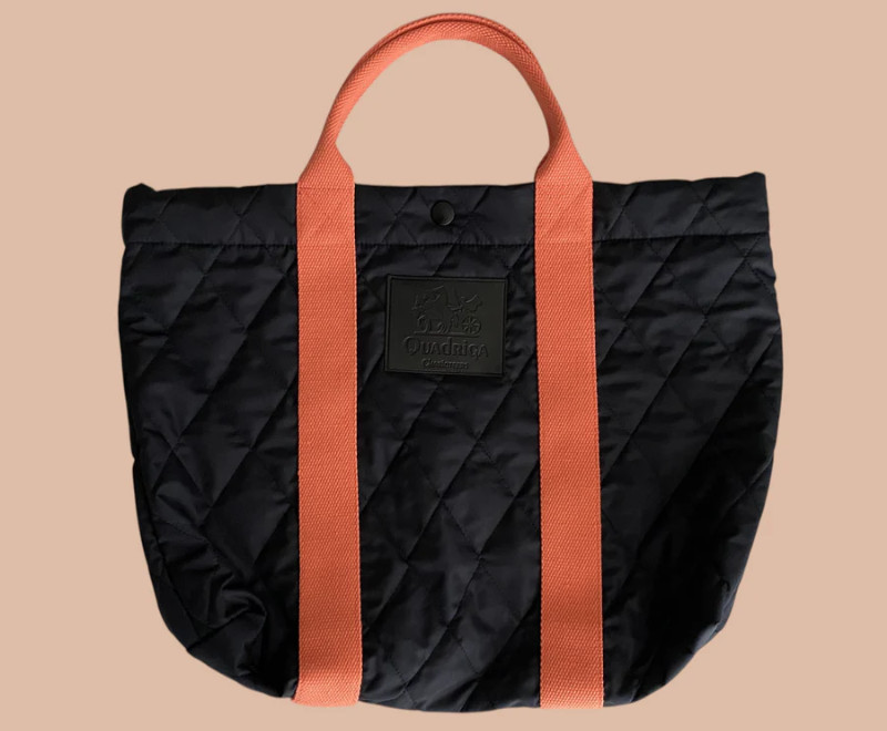 [Quadriga] Quilted Mini Tote Bag