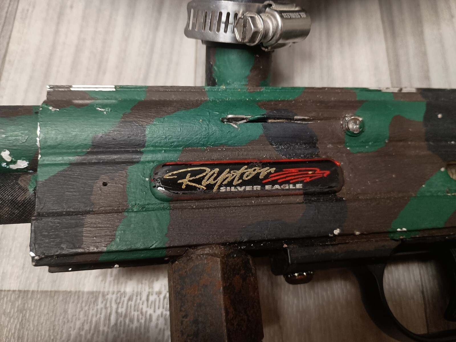 Raptor Silver Eagle Paint Marker Untested Solid And Heavy Camouflage Fast Ship!!