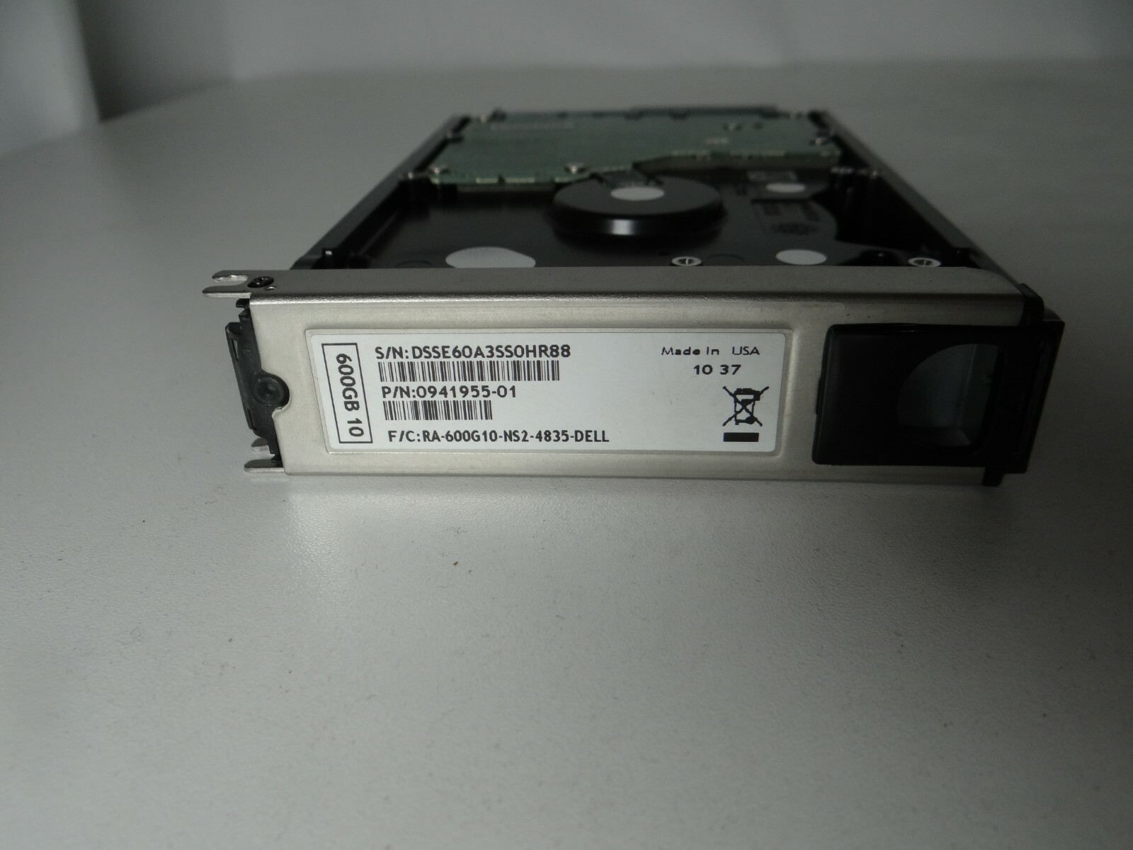 Dell EqualLogic 600Gb 10k SAS 3.5" PS6500 PS6510  RA-600G10-NS2-4835 0941955-01
