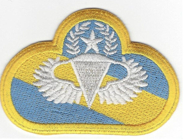 3.25" ARMY SPECIAL FORCES AIRBORNE MASTER IRAQ EMBROIDERED PATCH