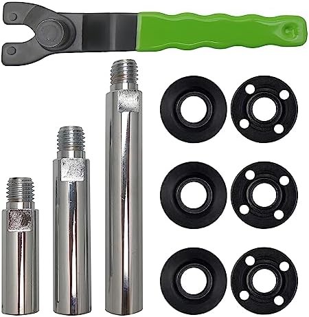 5/8"-11 Angle Grinder Extension Shaft Connecting Rod with Grinder Adjustable Spa