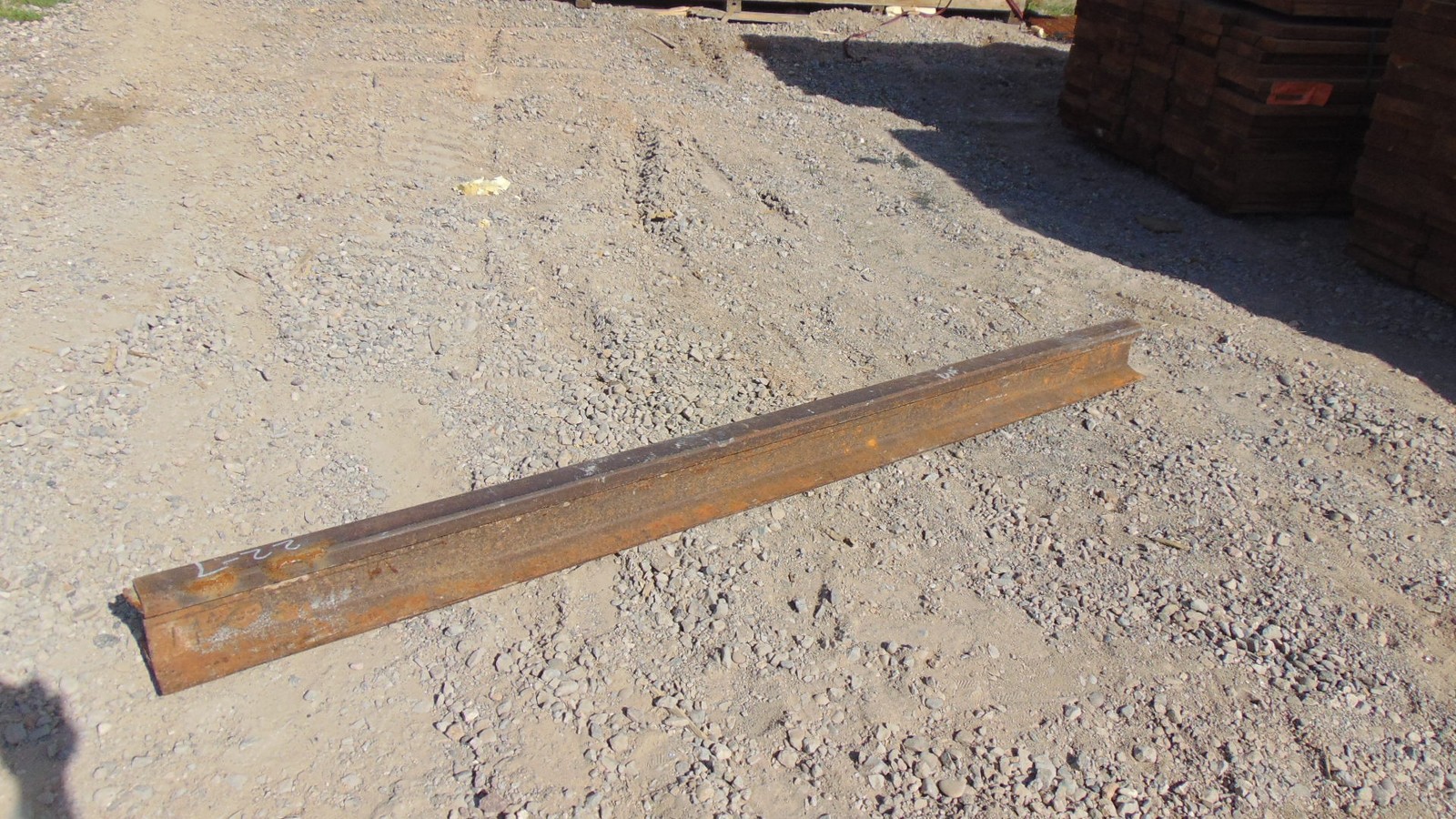 Steel Railroad Rail - 85" x 5-1/4" x 5-1/4" - Blacksmith, Anvil, Beam, Forge