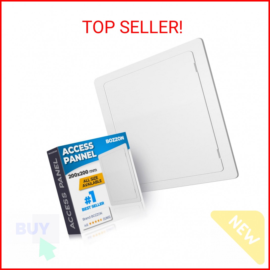Access Panel for Drywall - 8x8 inch - Wall Hole Cover - Access Door - Plumbing A