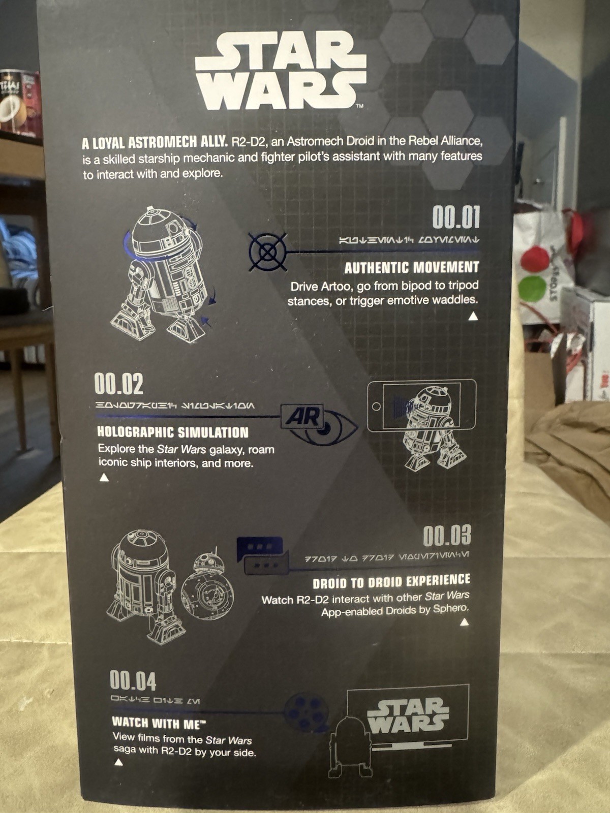 Sphero Star Wars R2-D2 App-Enabled Droid Robot Toy, White Blue, Ages 8-11