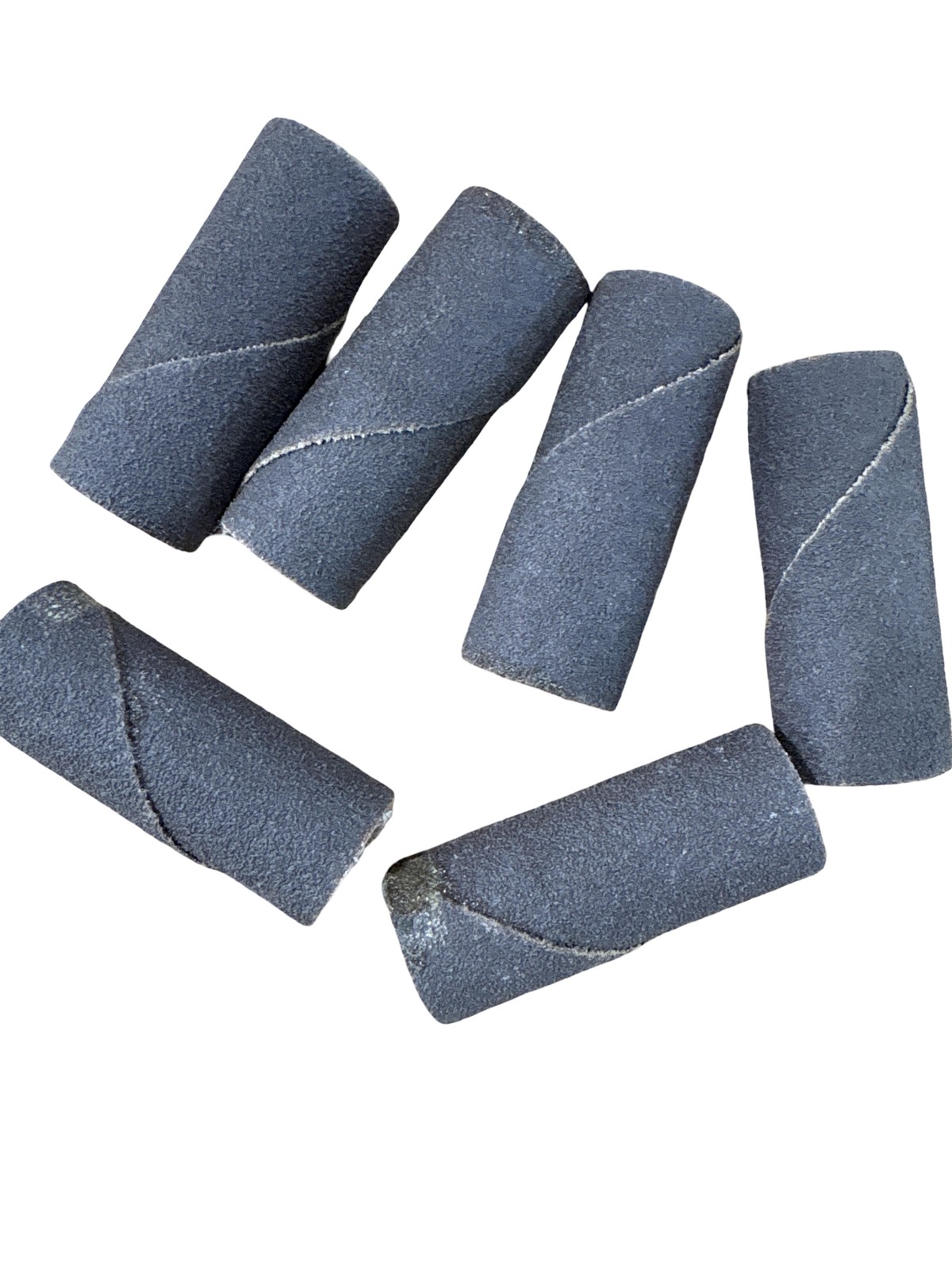 Superior Abrasives 3/4" x 2" x 3/16" Cartridge Roll 80 Grit 6 Pack