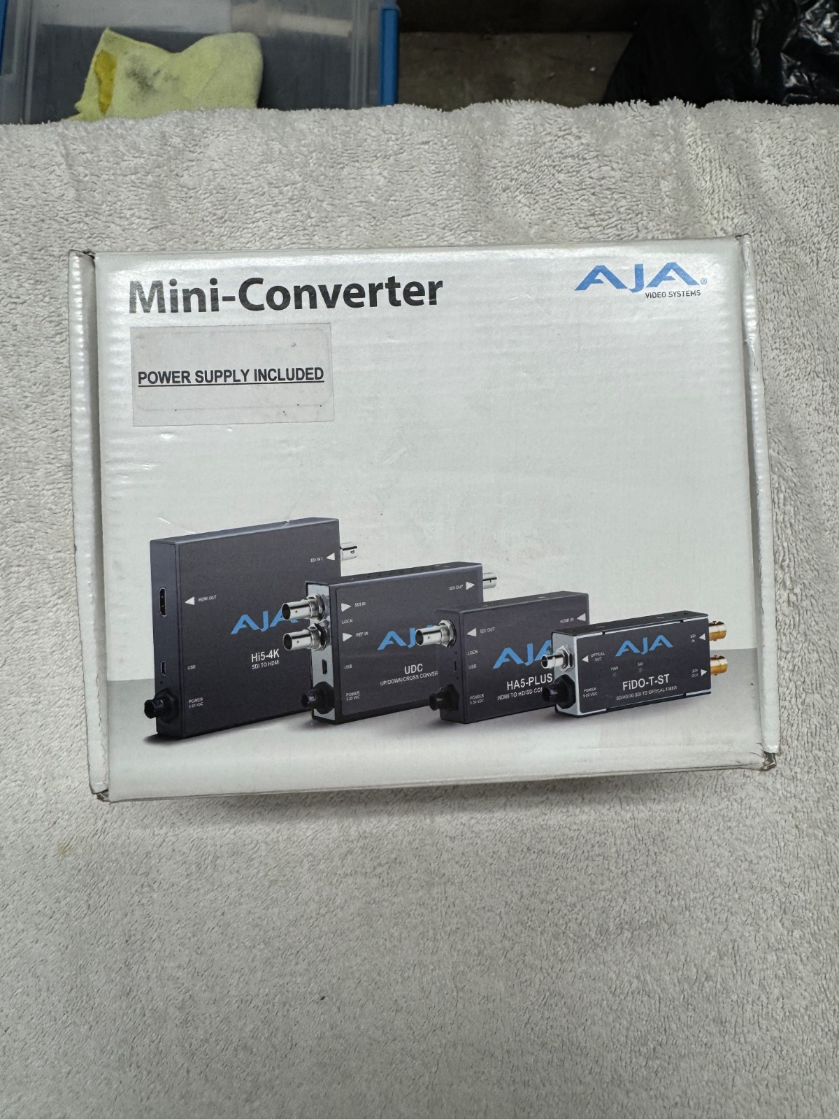 AJA Hi5 HD-SDI / SDI to HDMI Converter with Power Adapter – Made in USA BNIB