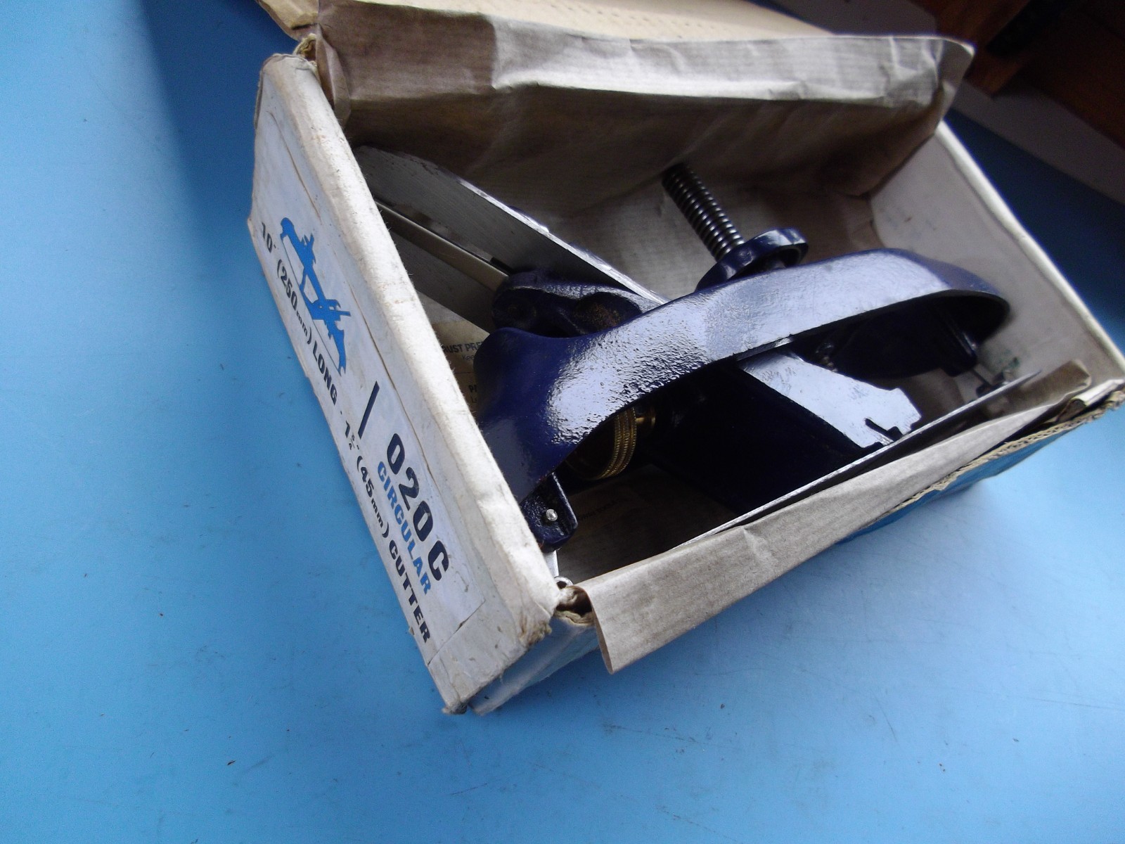 Record No.020C Circular / Compass Plane Woodworking Tool in Original Box-EXCELLE