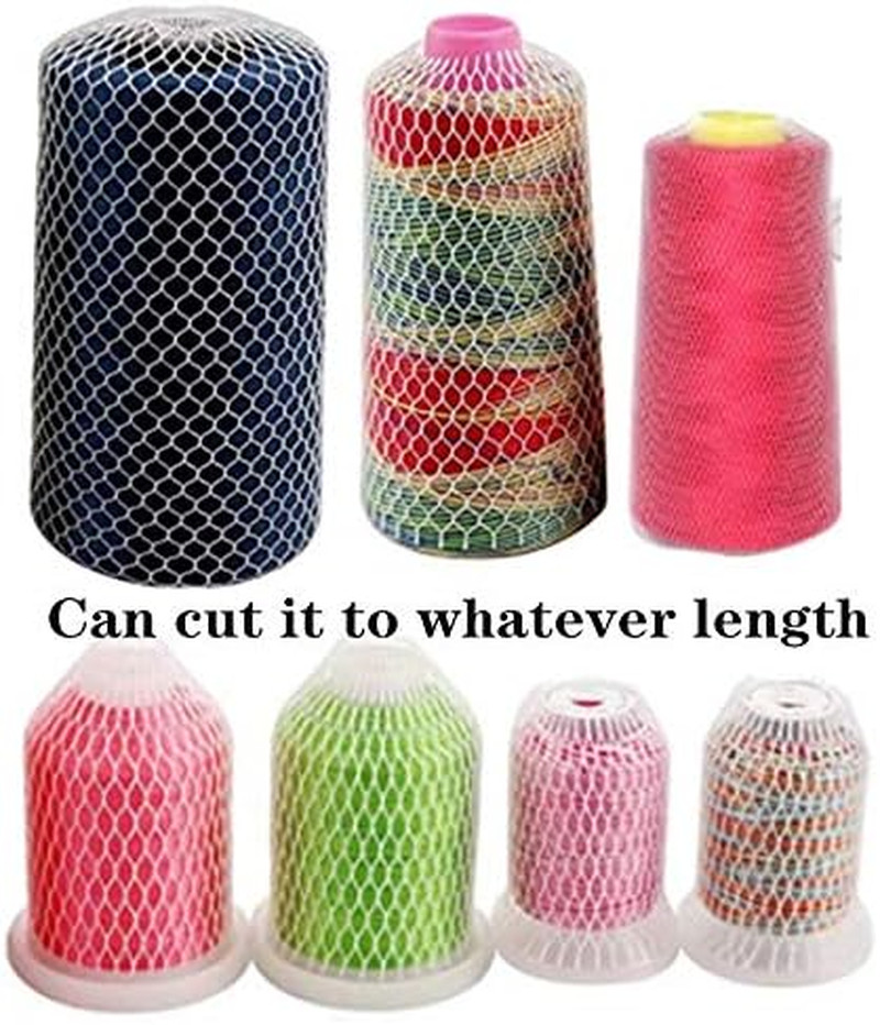 40 Yards Thread Spool Net Sewing Embroidery Thread Net Mesh Spool Saver for Diff