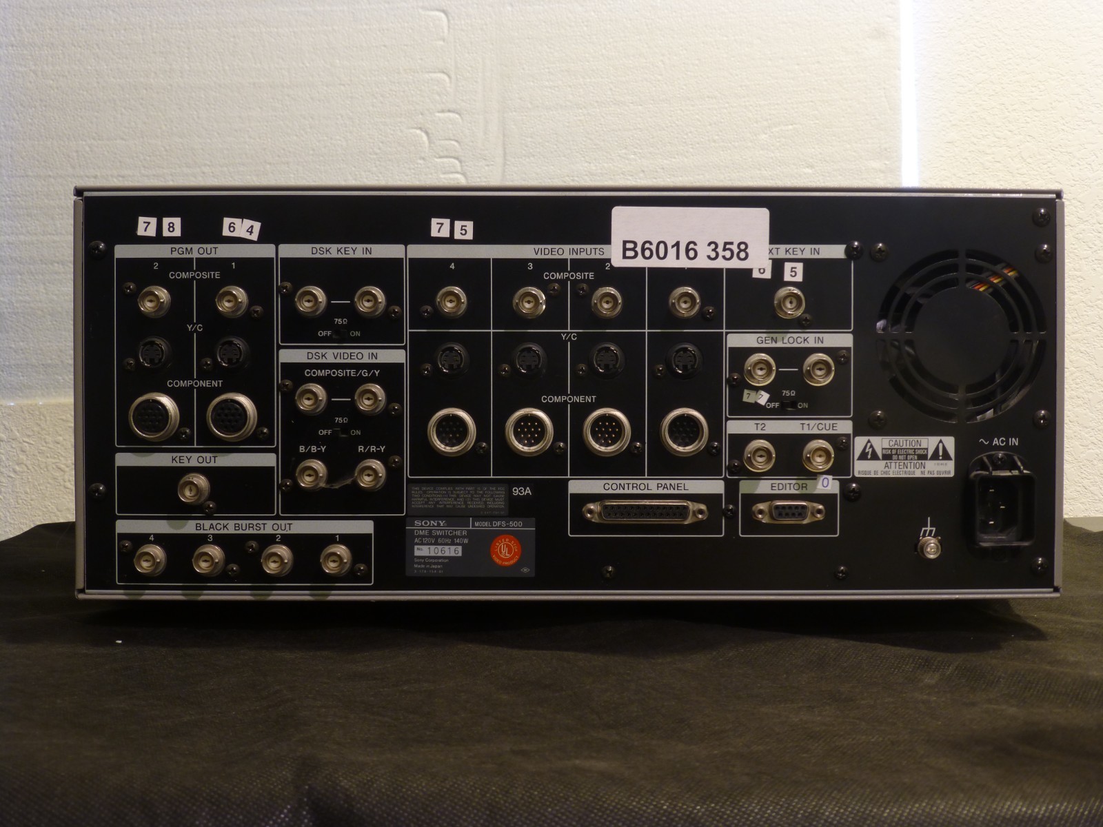 Sony DFS-500 DME Video Swticher with Digital Effects
