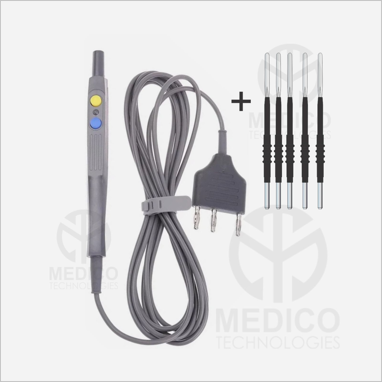 Electrosurgical Diathermy ESU Reusable 3M, Autoclavable + 5 Blade Electrodes, CE