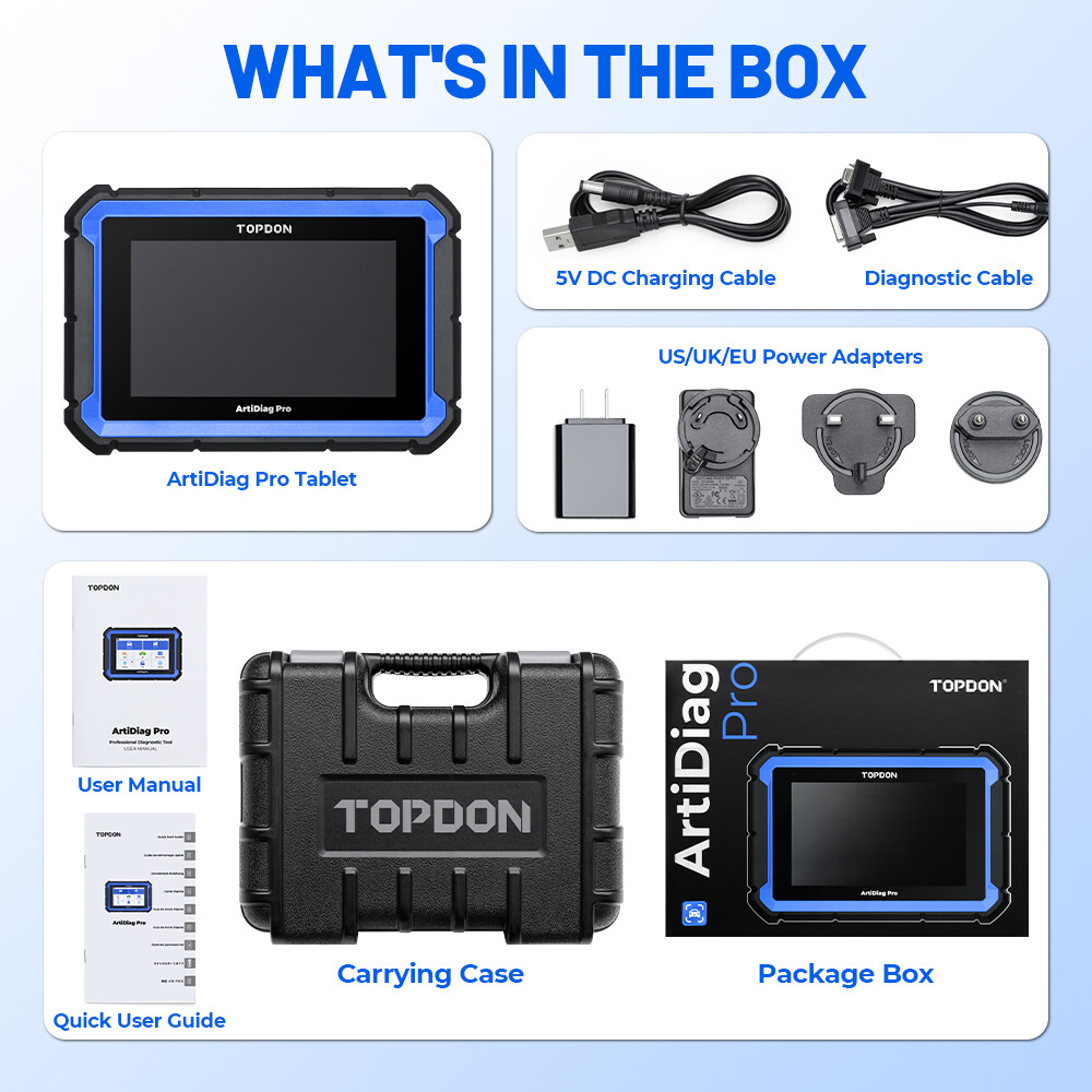 🔥TOPDON ArtiDiag PRO V2.0 All Systems Diagnosis Bidirectional OBD2 Scanner