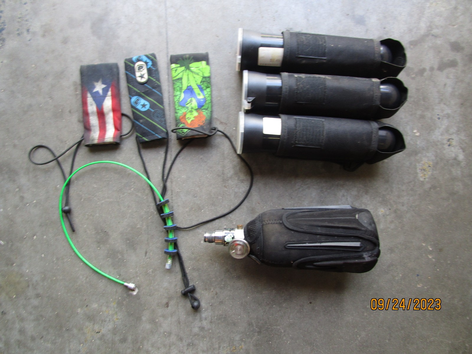 Crossfire Paintball Tank w Gauge & More