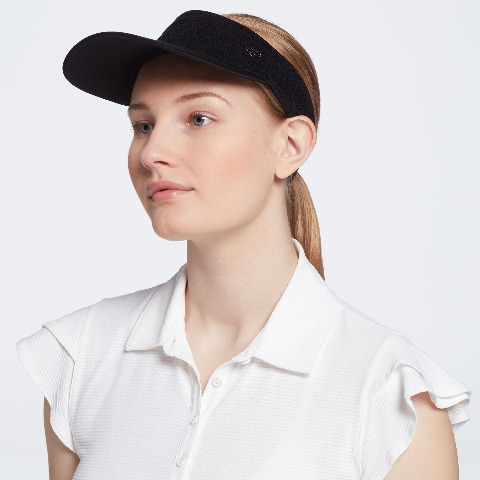 CALIA Golf Women's Performance Visor One Size Black New 40s