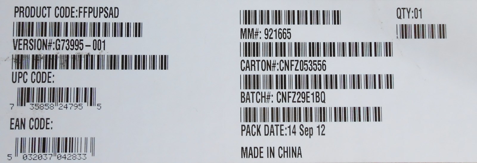 Intel FFPUPSAD Air Duct Spare For Intel Server Board S1400FP in P4000S New