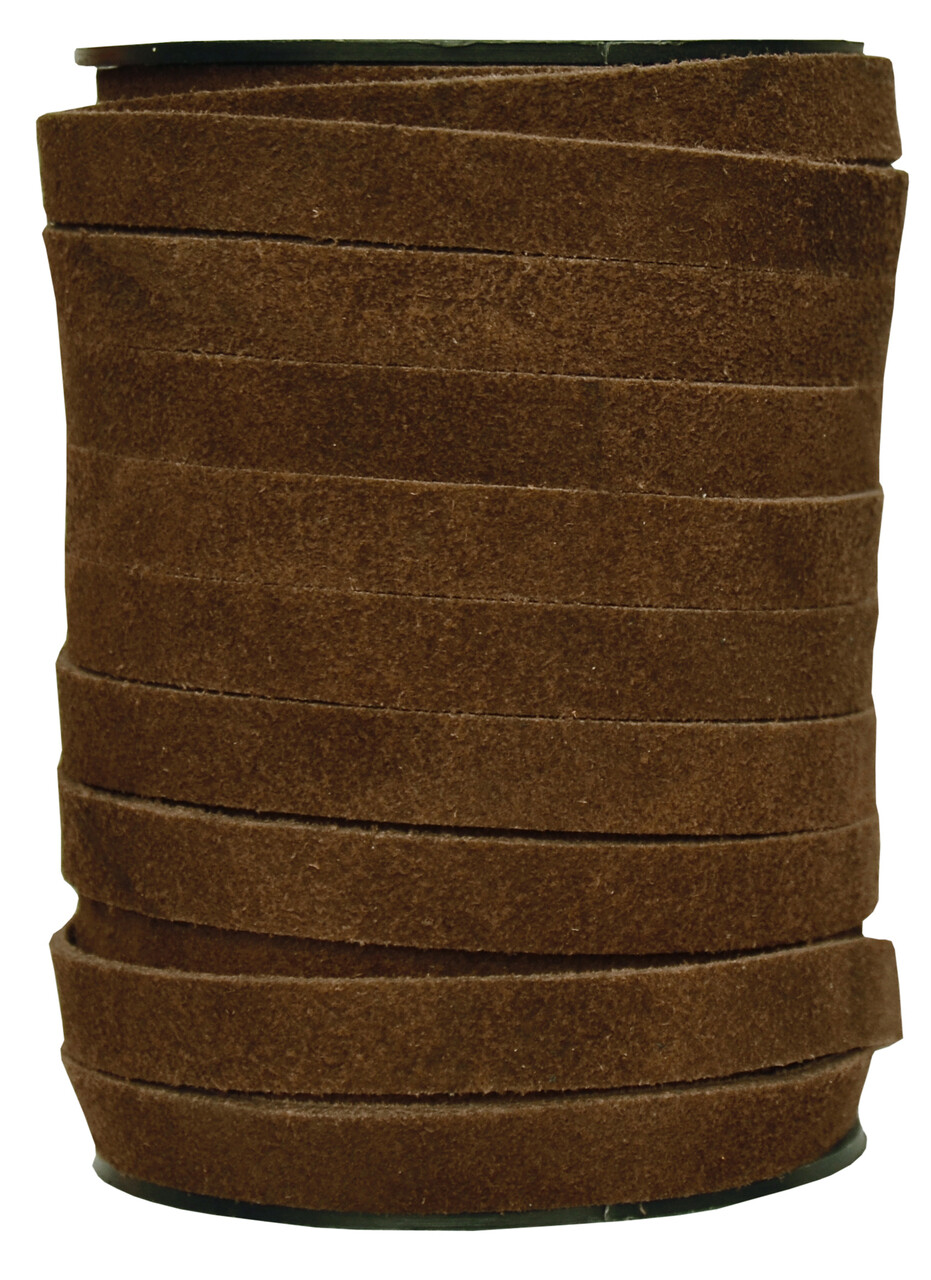 Xsotica- 10.0 MM Flat Suede Leather Cord-1 Yard