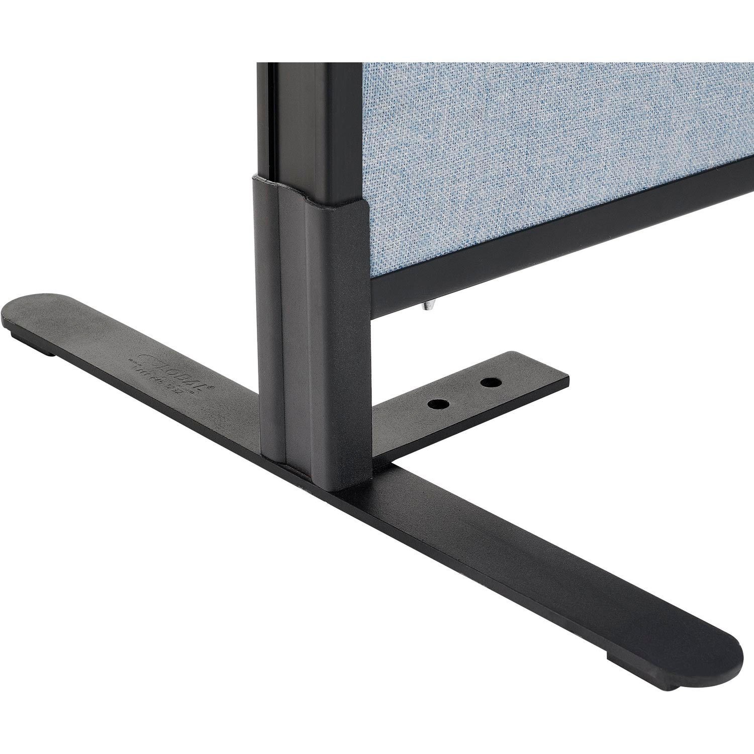 48-1/4"W x 72"H Freestanding 3-Panel Corner Room Divider with Partial Window