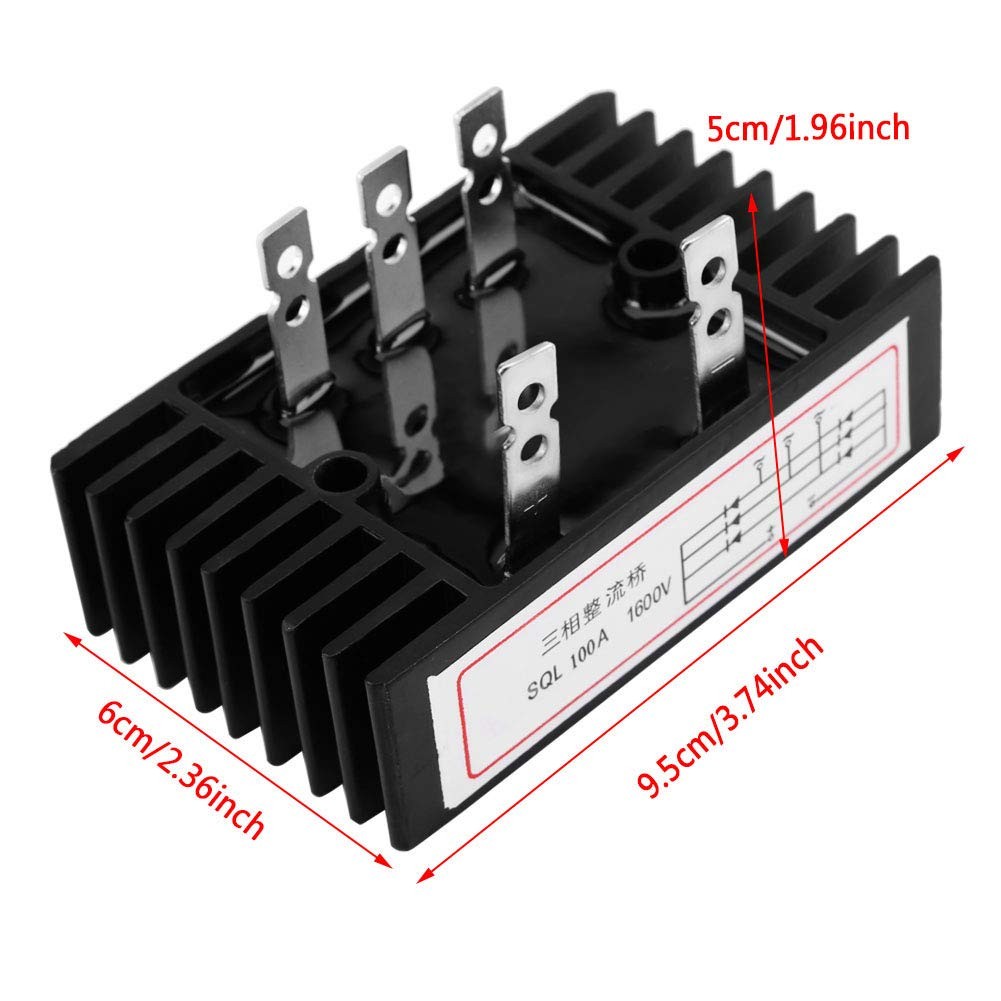 Ac To Dc Three Phase Diode Bridge Rectifier Three Phase Rectifier 1600v Black Th