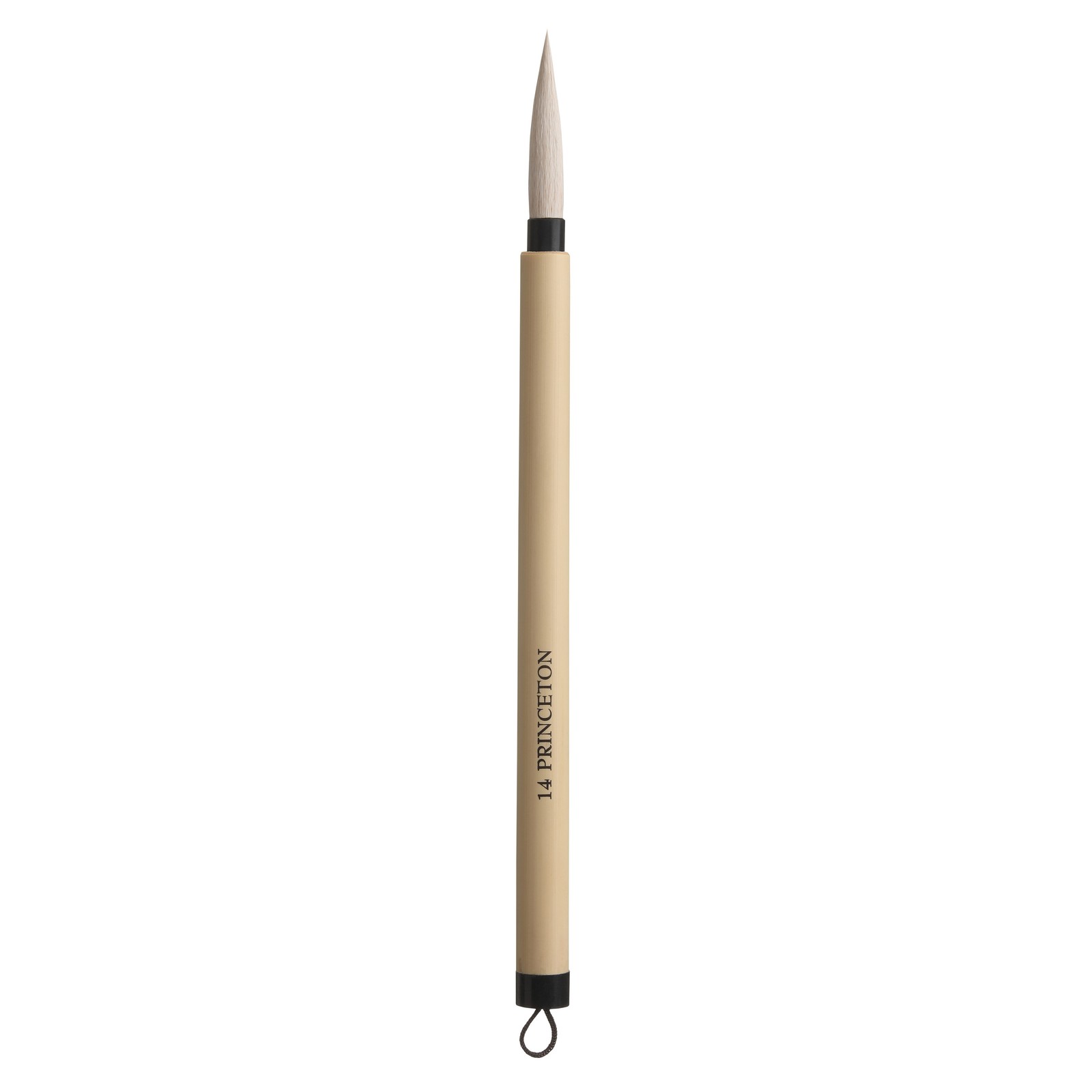 Princeton Bamboo Natural Short Handle Brush-Round Size 14