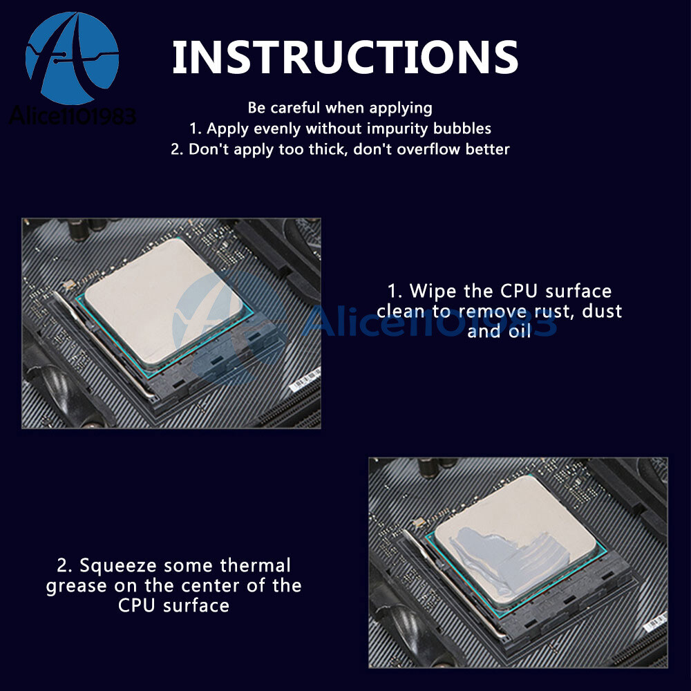 CPU Cooling Paste HY883 Thermal Conductive Silicone Grease 6.5W For Computer