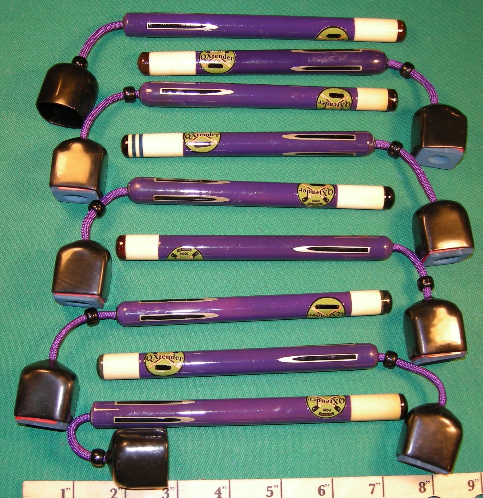 #9992 1-PURPLE Pool Cue Chalk Holder WITH DECALS