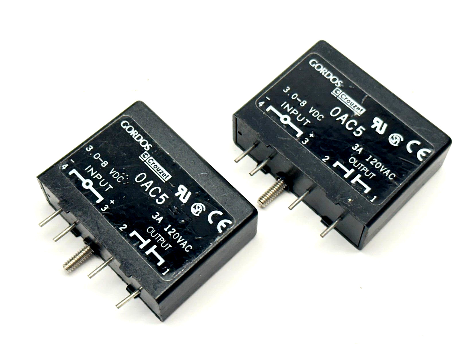 Gordos 0AC5 Solid State Relay 3A 120VAC LOT OF 2