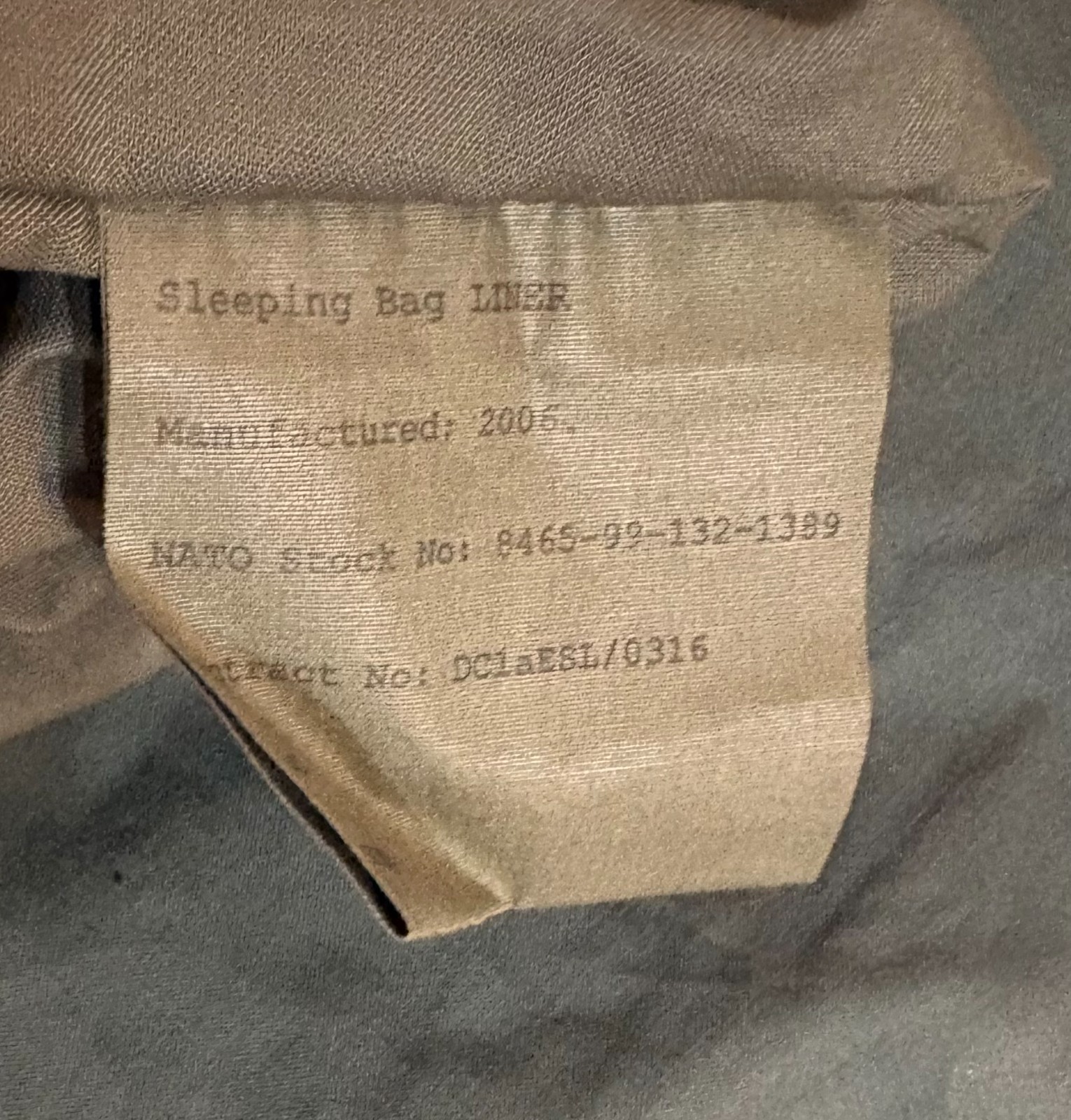 British Army Issue Sleeping Bag Liner
