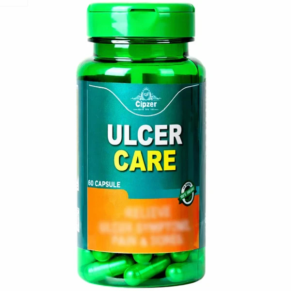 Cipzer Ulcer  Natural Relief from Peptic Ulcer, Chronic Ulcer & Stomach  60 Caps