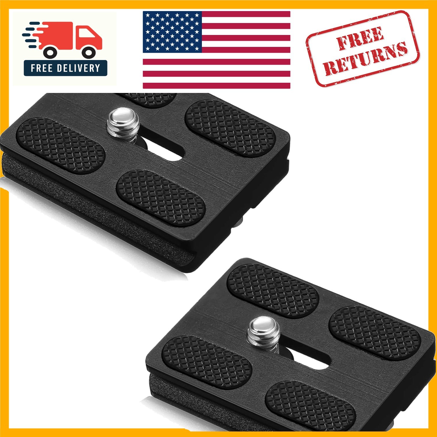 Exquisite Workmanship Aluminum Quick Release Plate - Optimal for DSLR Cameras