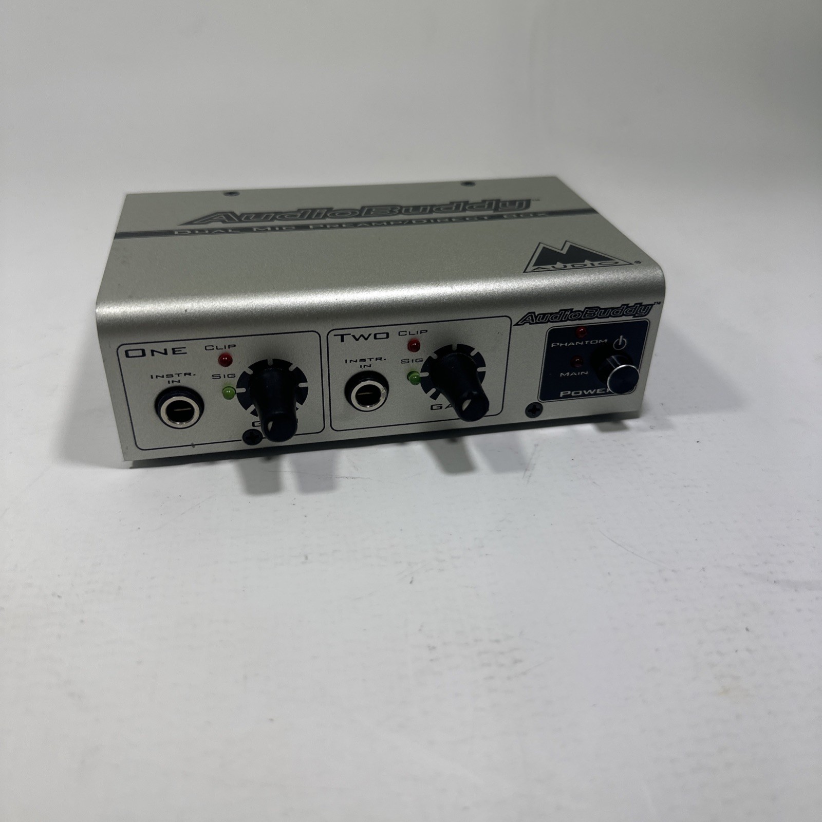 M-Audio Audio Buddy Dual Mic & Instrument Preamp NO Power Supply
