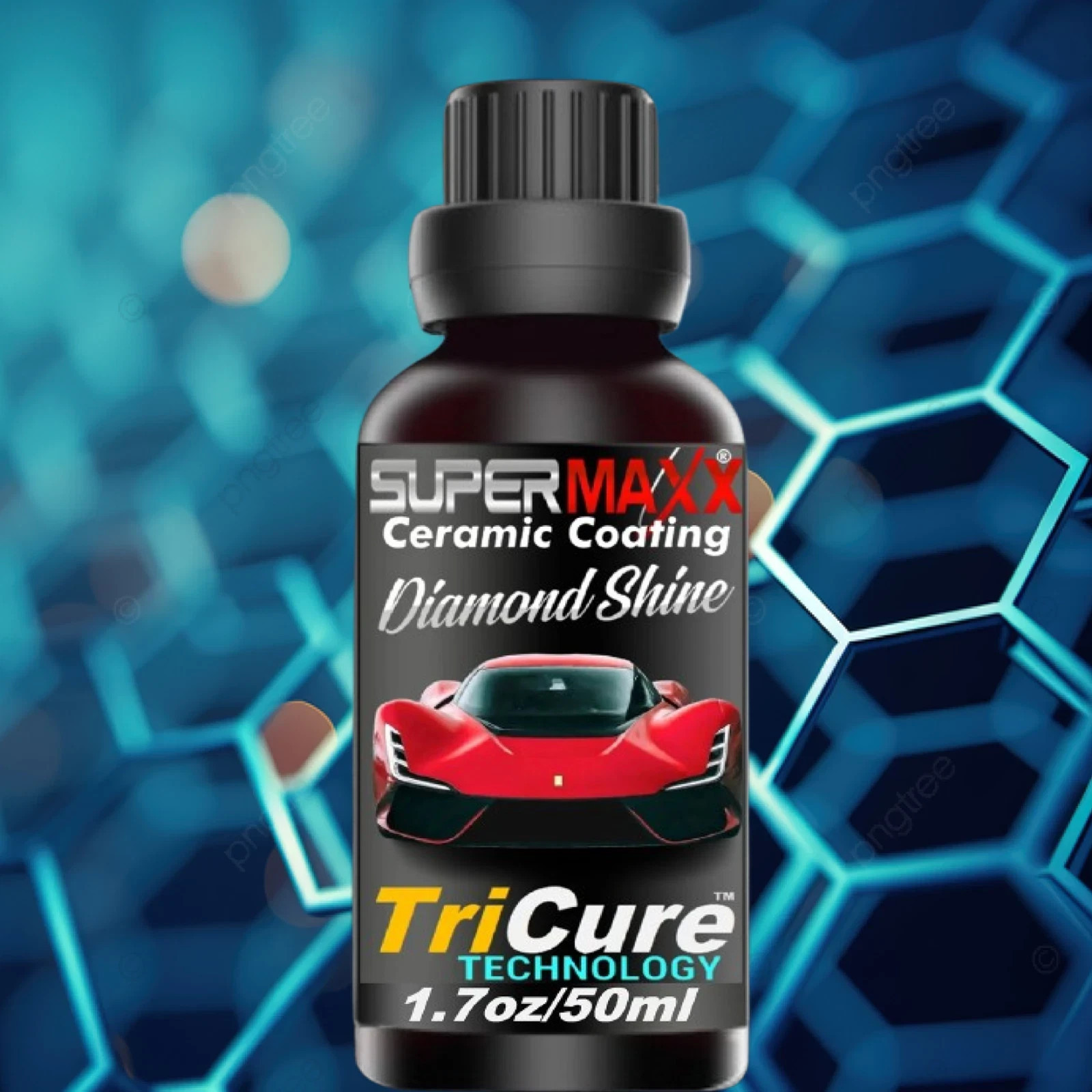 CERAMIC CAR COATING ADVANCED 5 YEAR DURABILITY "DIAMOND SHINE" - 50ML/1.7 OZ