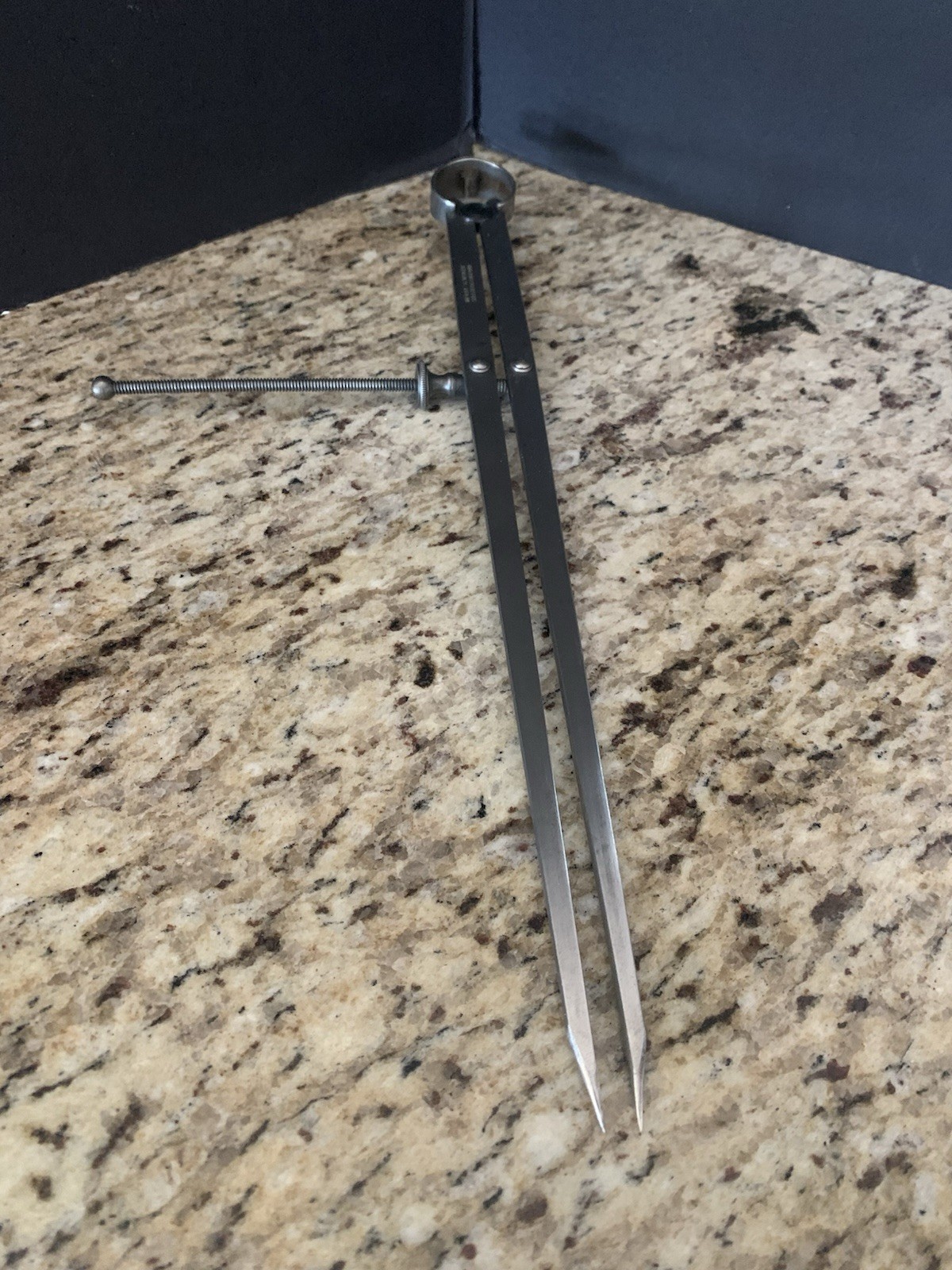 Very Nice VINTAGE MOORE & WRIGHT 12"DIVIDERS STEEL MEASURING Machinist.
