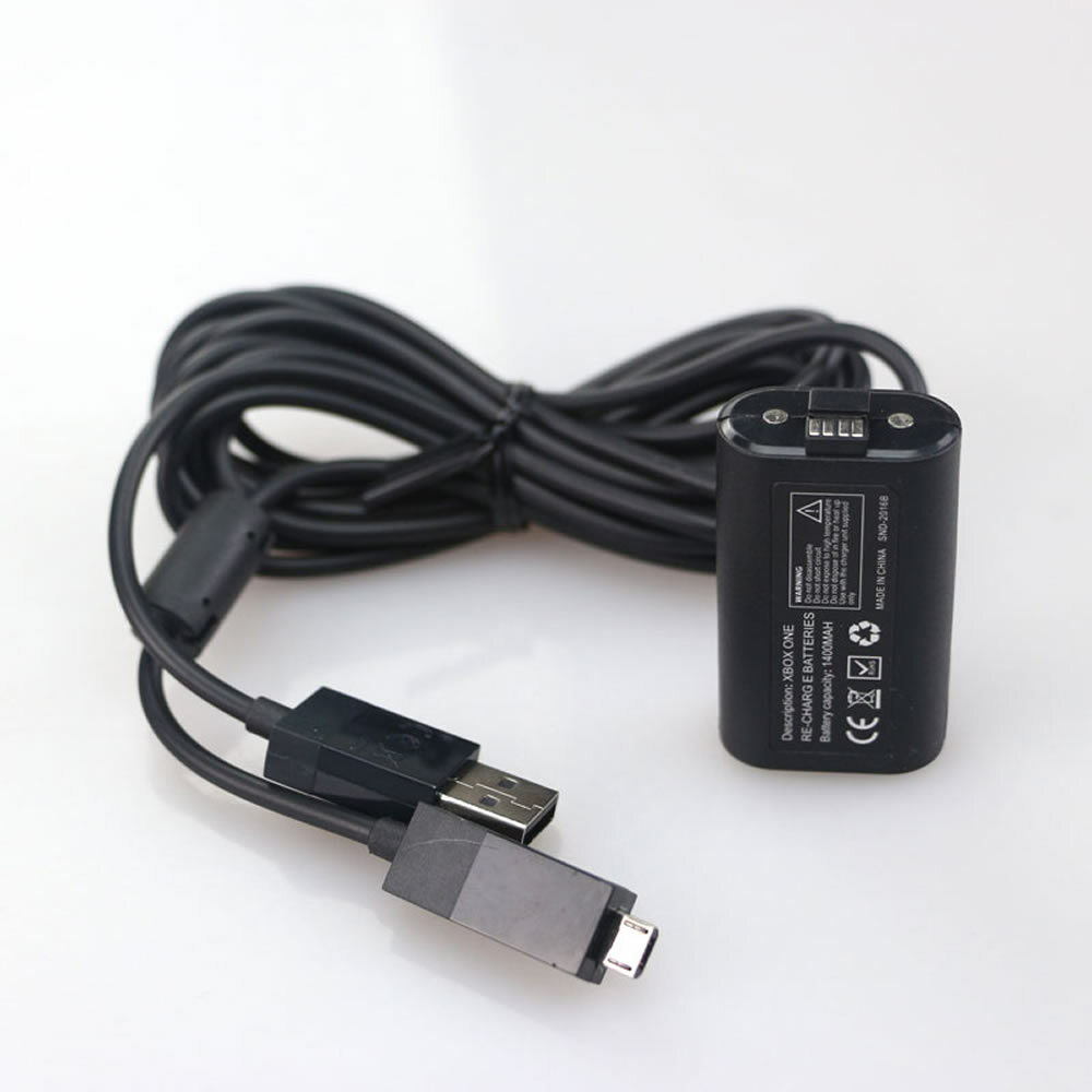 Rechargeable Battery Pack for Xbox One / S Wireless Controller + USB Cable